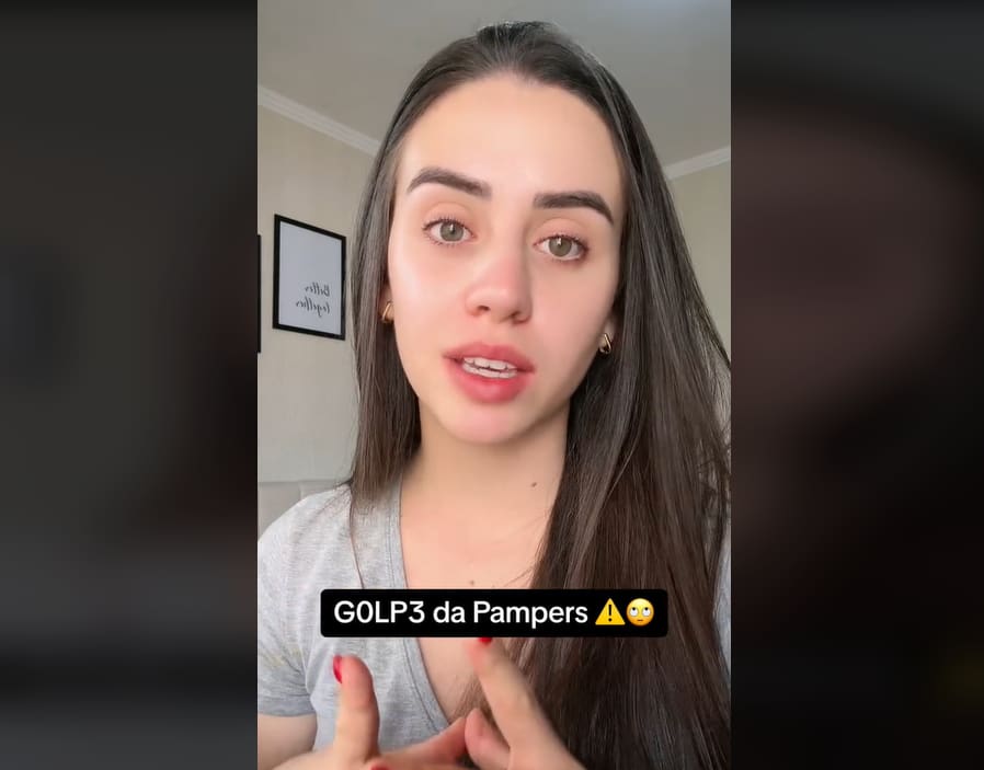 No TikTok, a @ammmandaoliveira conta que caiu no golpe e alerta seguidores