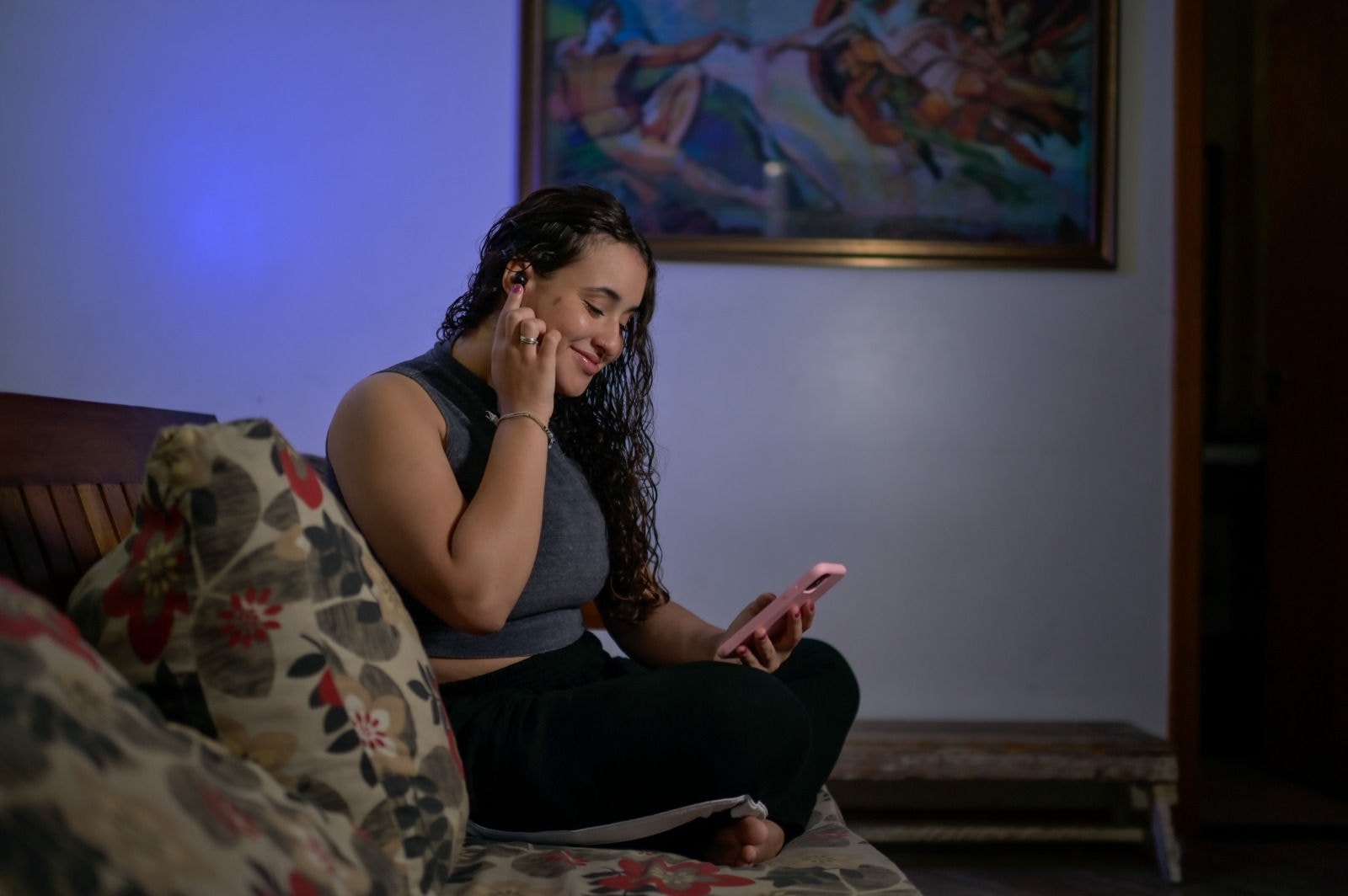 A estudante Luiza Coutinho já descobriu diferentes músicas no Tiktok