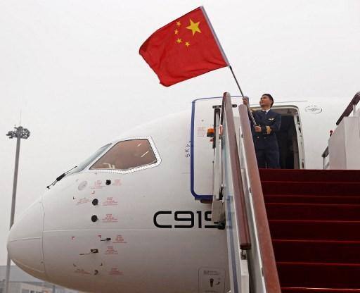 Veja fotos do primeiro C919, novo avião de fabricação própria da China