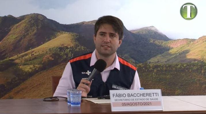 Fábio Baccheretti, secretário de Saúde de Minas Gerais, afirma que adolescentes devem ser vacinados em setembro