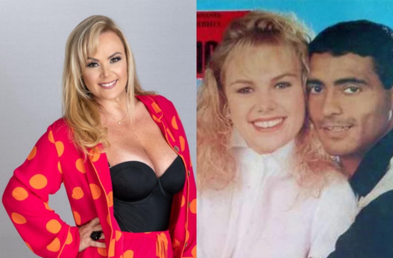 Ana Paula Almeida e o ex-jogador Romário