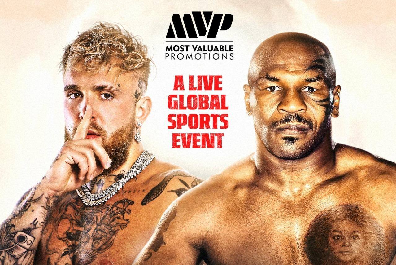 Jake Paul e Mike Tyson se enfrentam em luta midiática, nesta sexta-feira (15)