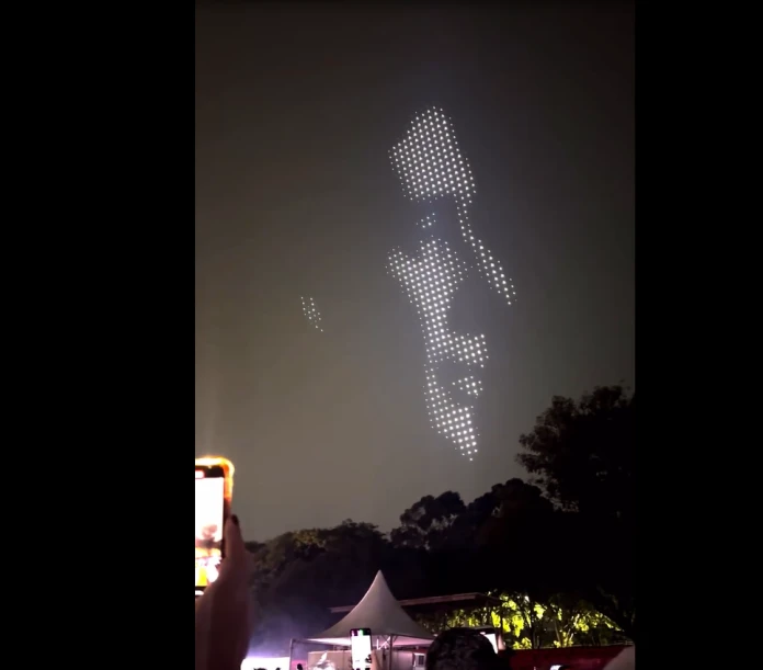 Alok faz homenagem a Ayrton Senna com projeção no céu durante show em Interlagos