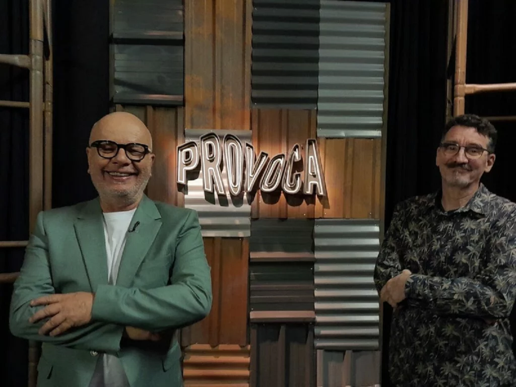 Marcelo Tas e Flavio de Souza no Provoca