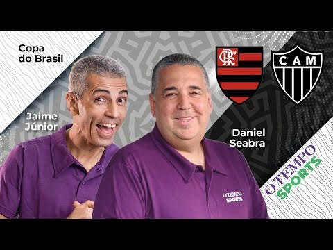 Transmissão de Atlético e Flamengo