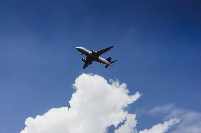 Imagem ilustrativa de um avião