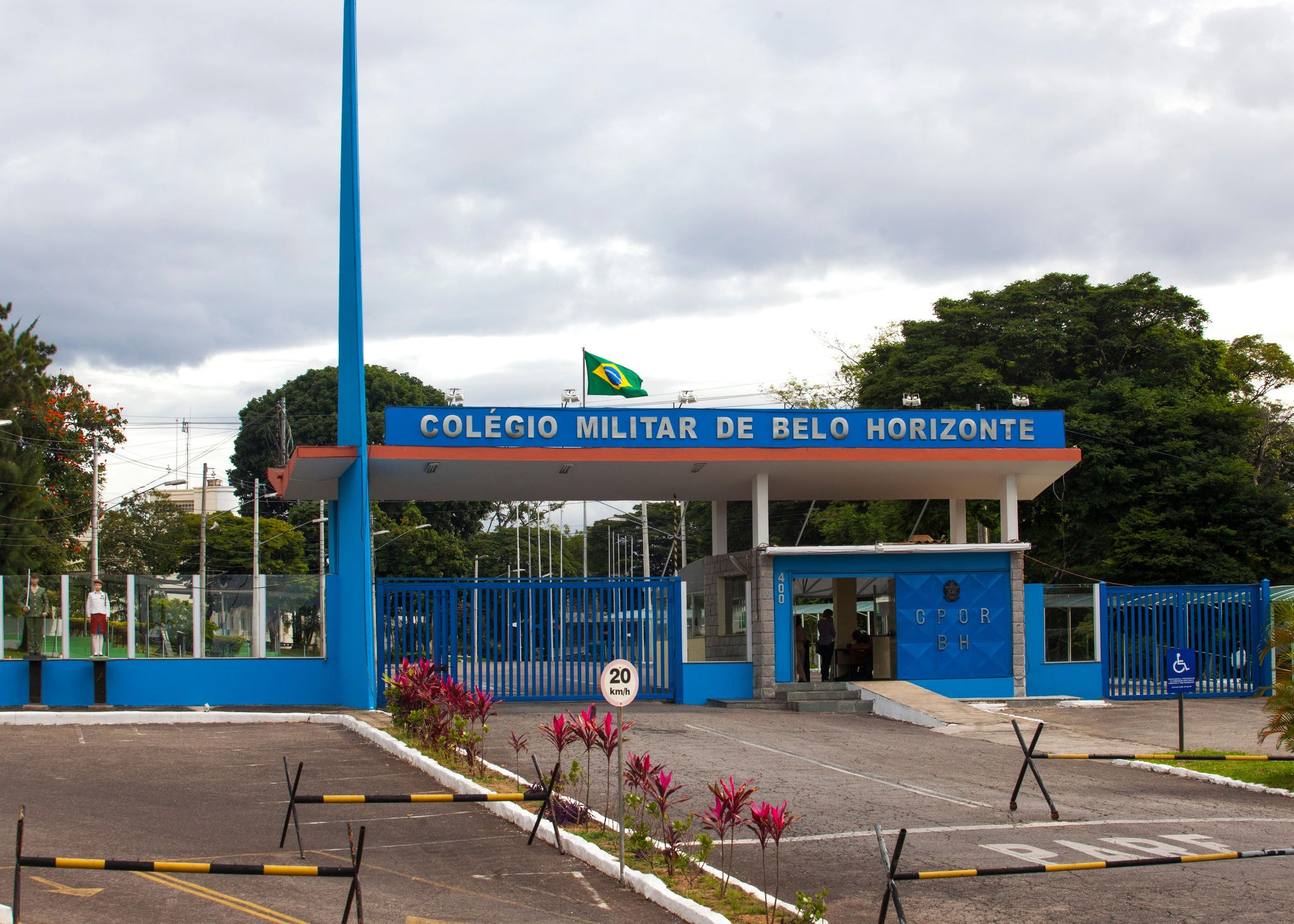 O Colégio Militar de Belo Horizonte (CMBH), no bairro São Francisco, na região da Pampulha