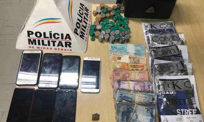 Produtos recuperados pela Policia Militar - Divulgação