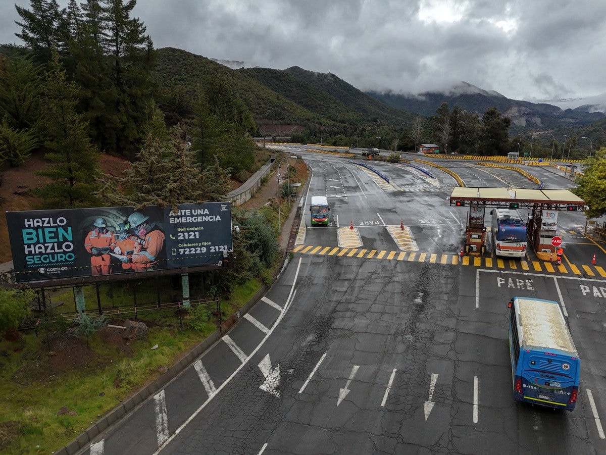 Área da mina que desabou no Chile