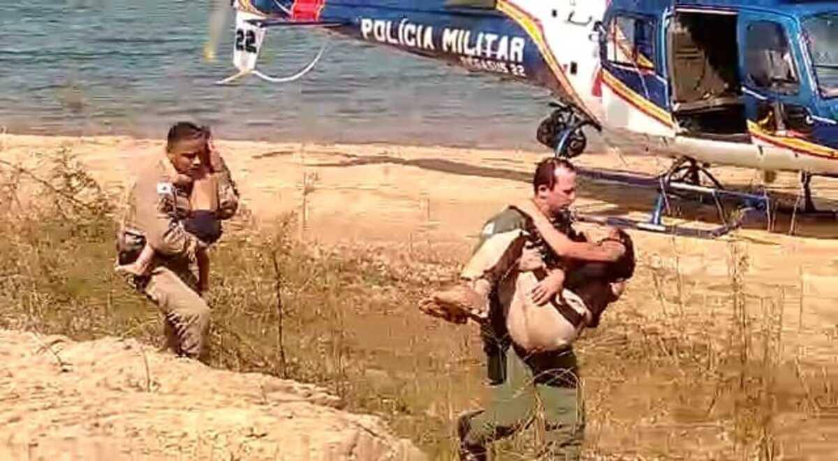 Mãe e filha foram resgatadas com a saúde debilitada