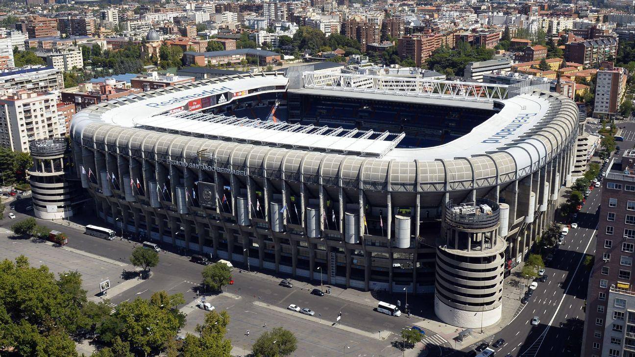 O estádio do Real Madrid será palco da histórica final da Libertadores, entre River Plate e Boca Juniors
