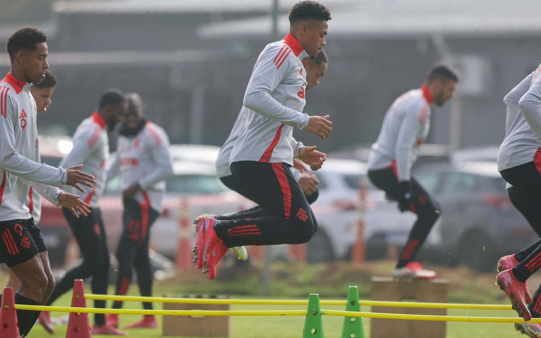Treino do Internacional no CT Parque Gigante (Foto: Ricardo Duarte/SC Internacional)