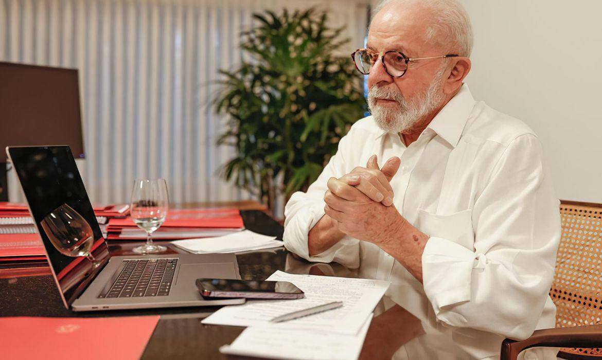 O presidente Luiz Inácio Lula da Silva