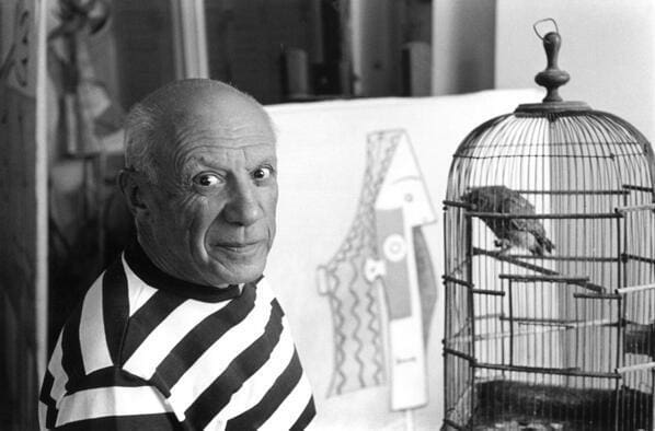 O pintor espanhol Pablo Picasso morreu aos 91 anos no dia 8 de abril de 1973