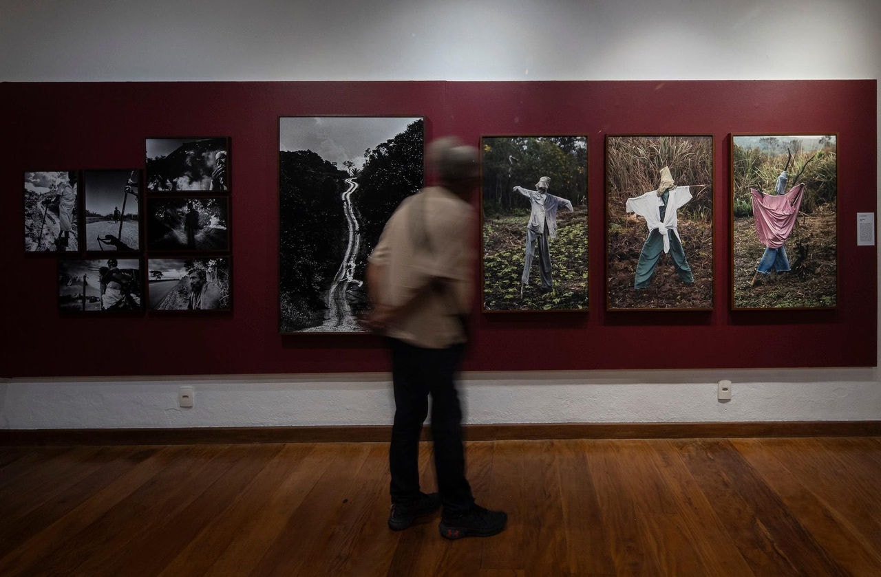 Registro de exposição no Centro Cultural Yves Alves em edição anterior do Festival de Fotografia de Tiradentes