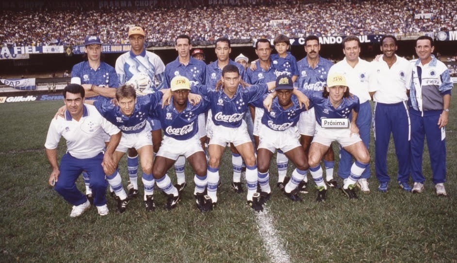 Então com apenas 17 anos, Ronaldo fez sua última partida oficial pelo Cruzeiro em jogo em que clube festejou a conquista do título mineiro de 1994