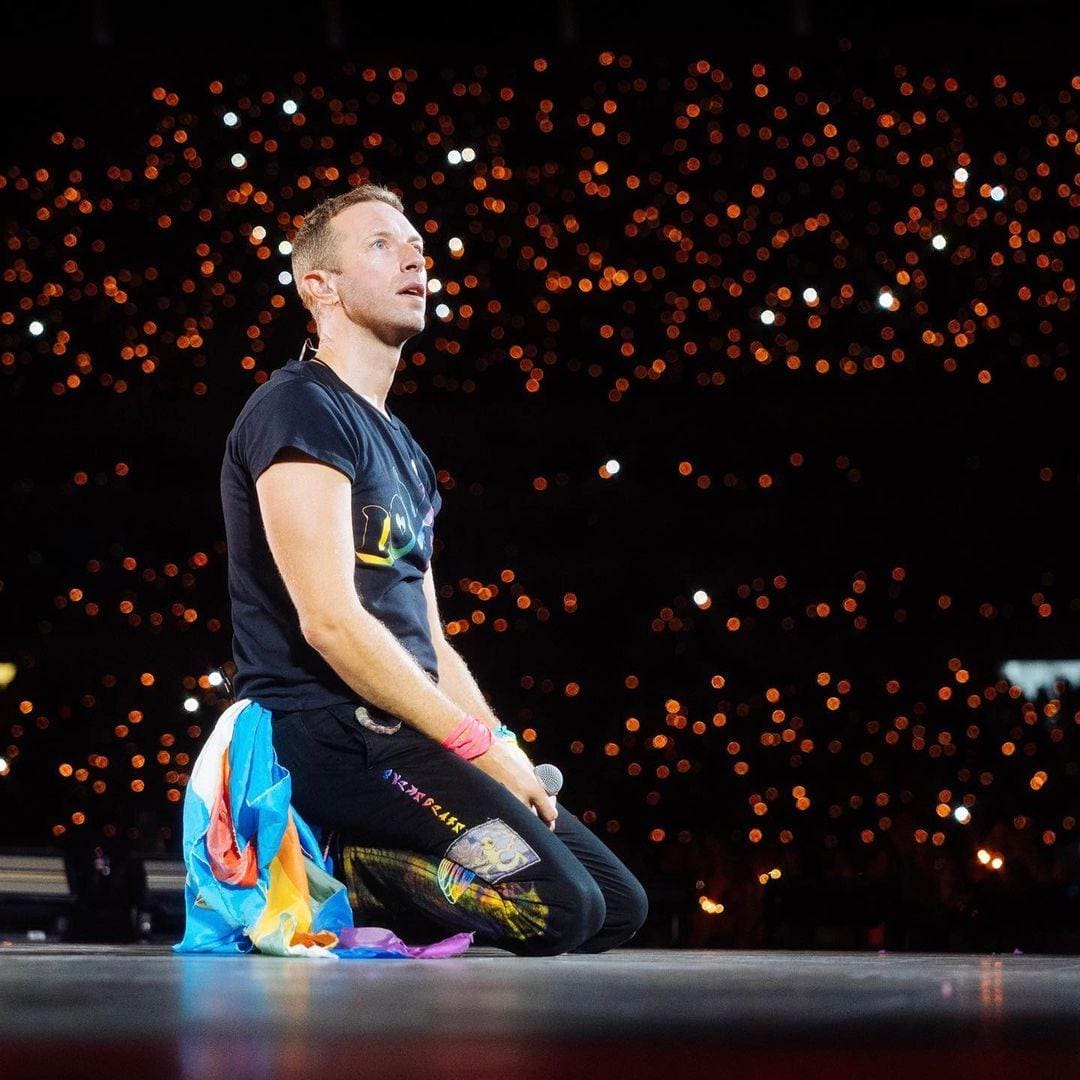 Chris Martin, vocalista do Coldplay