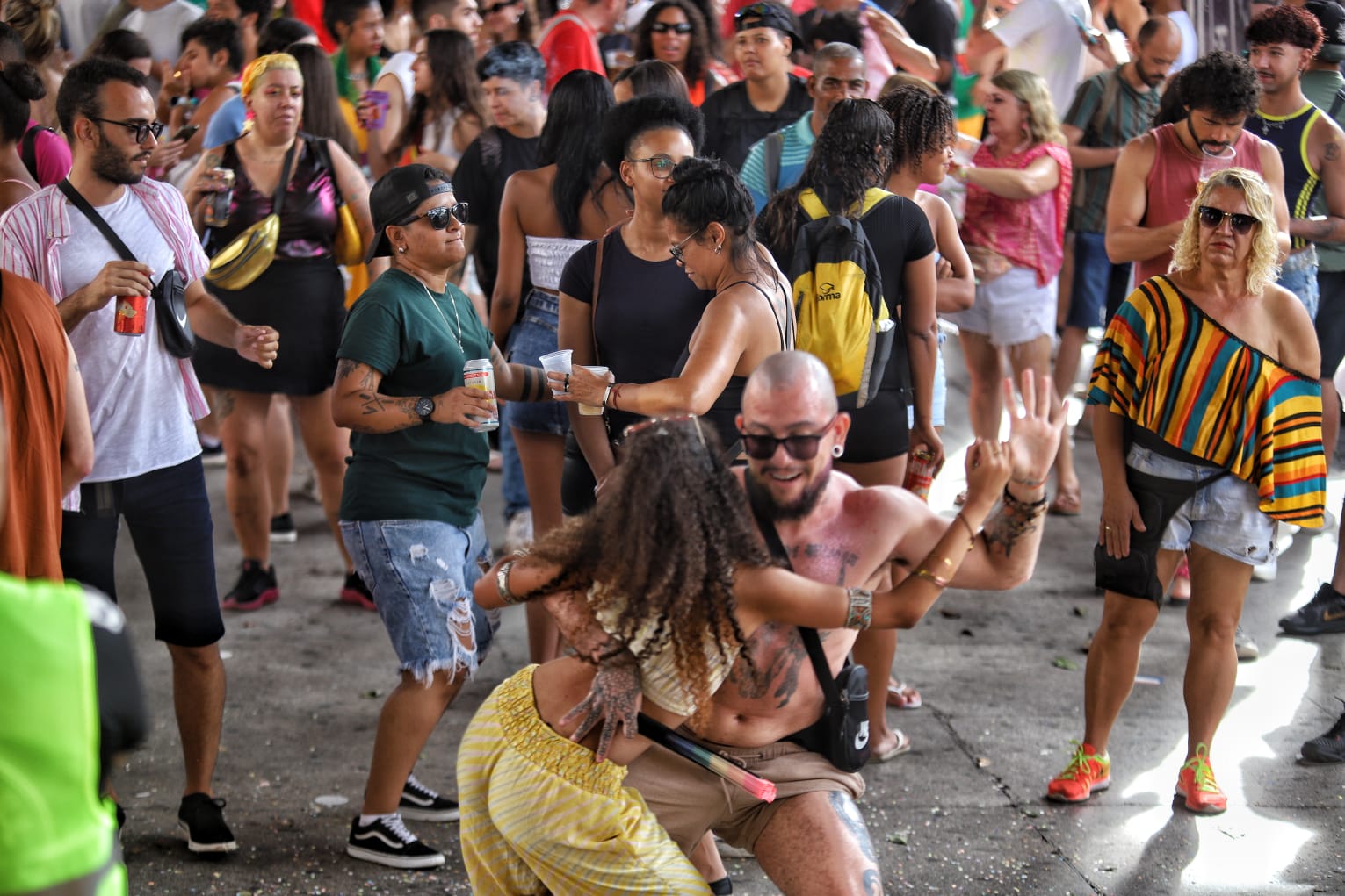 Encontro de foliões faz parte do Carnaval de rua da capital mineira