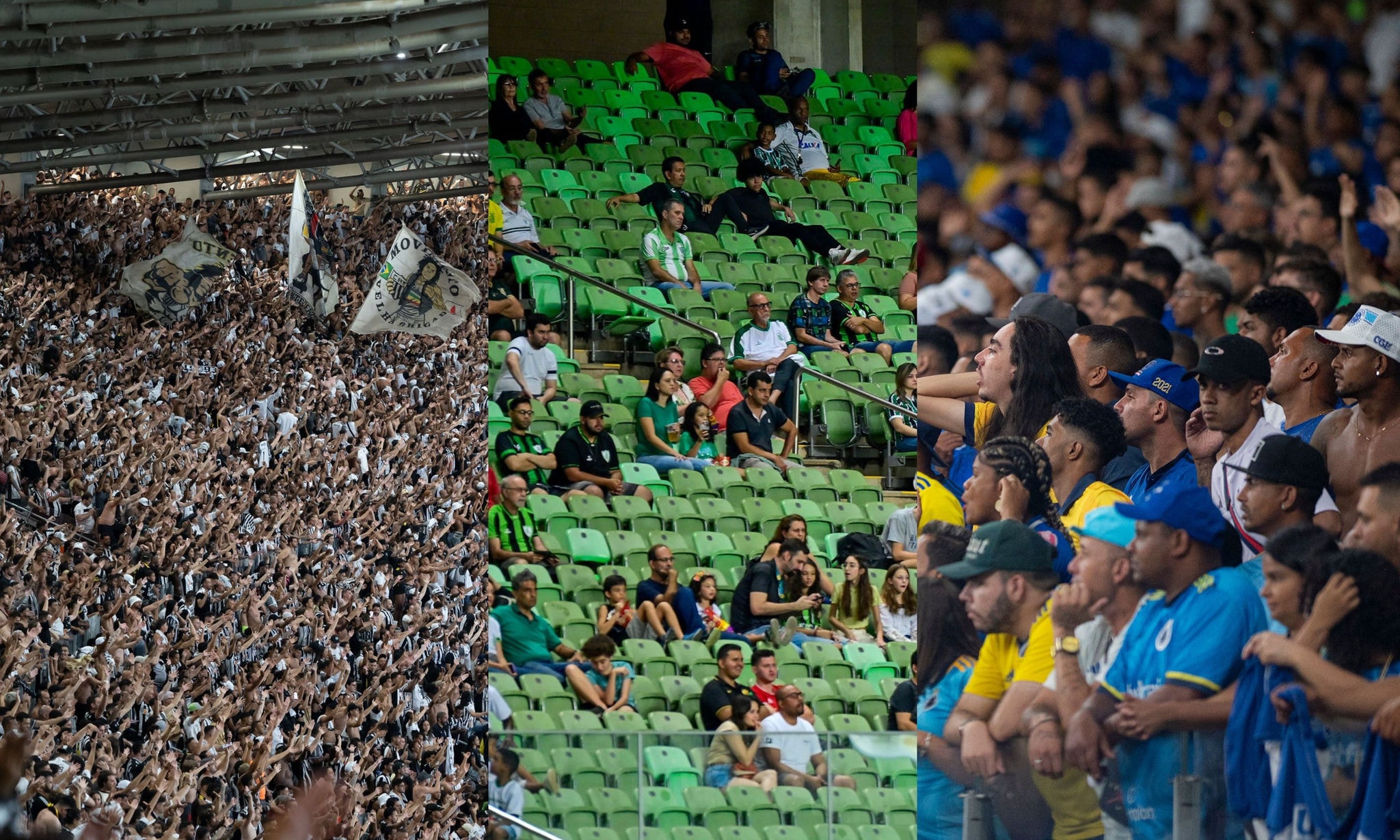 Torcidas de Atlético, América e Cruzeiro ainda aguardam por reforços