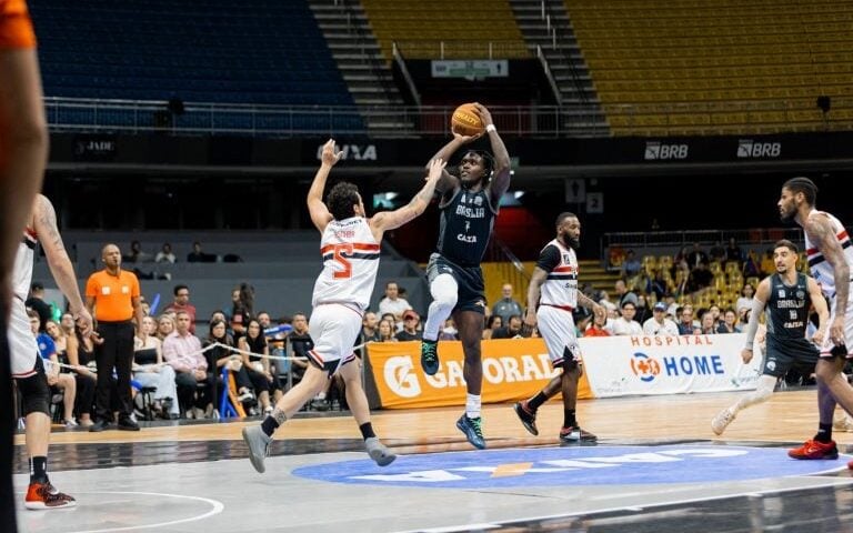 O Brasília derrotou o São Paulo por 86 a 81 (Foto: Matheus Maranhão / CAIXA Brasília Basquete)