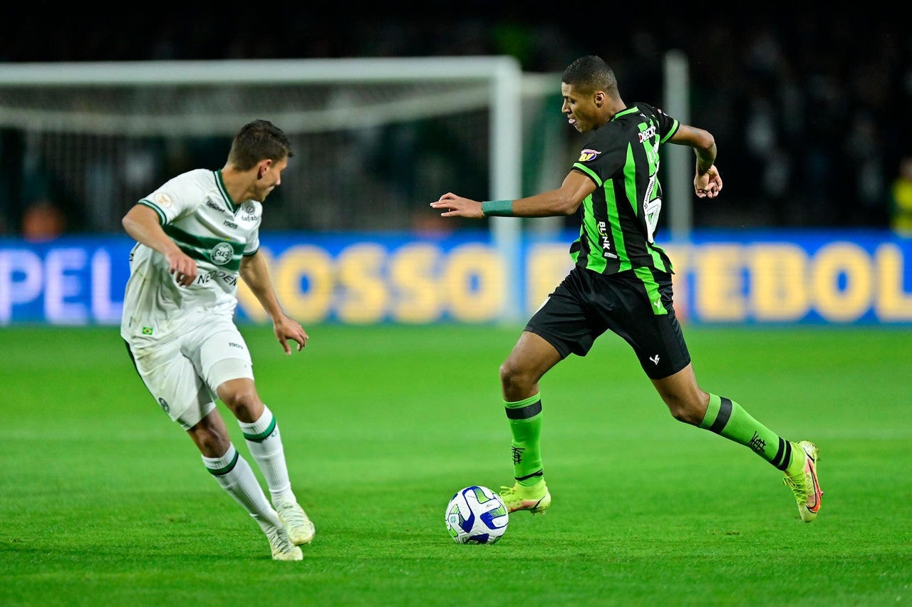 Coritiba e América, em duelo pelo Brasileirão 2023