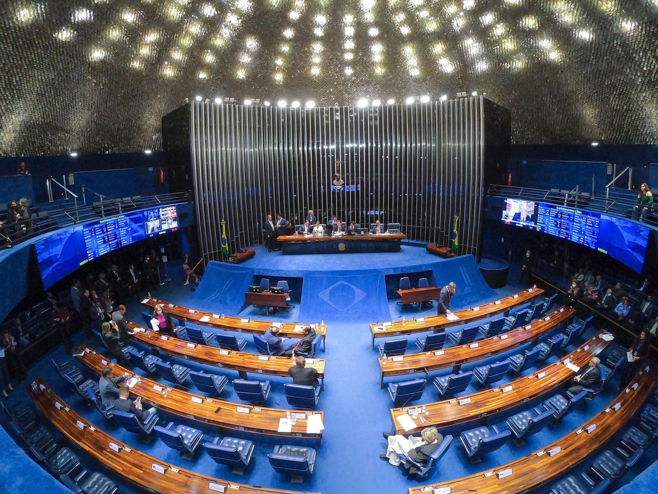 Plenário do Senado em sessão do Congresso Nacional