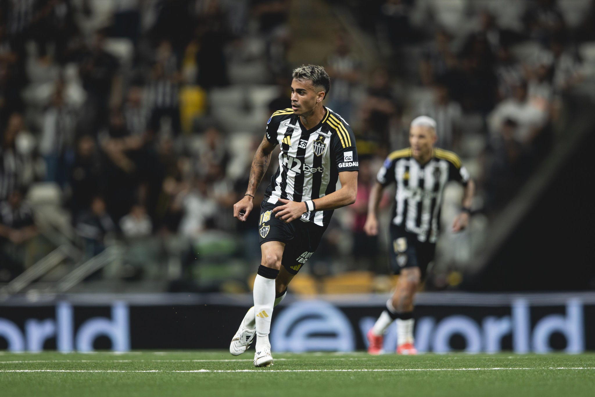 Reinier entrou no fim do jogo contra o Godoy Cruz, na Arena MRV, e foi decisivo