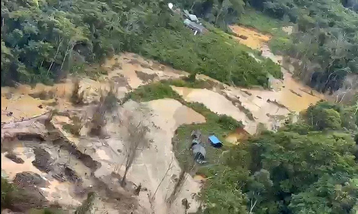 Território Yanomami visto de cima