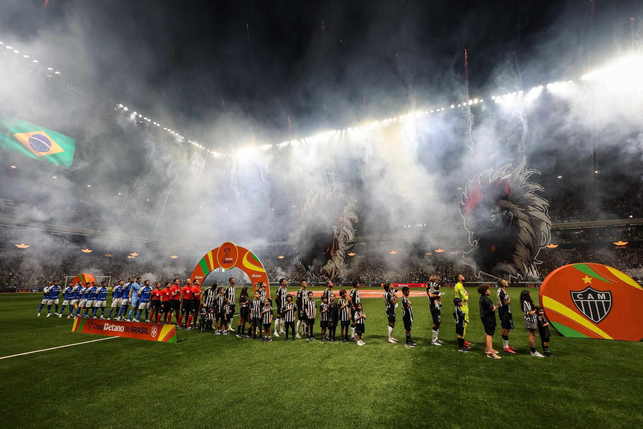 Atlético e Cruzeiro pela Copa do Brasil na Arena MRV