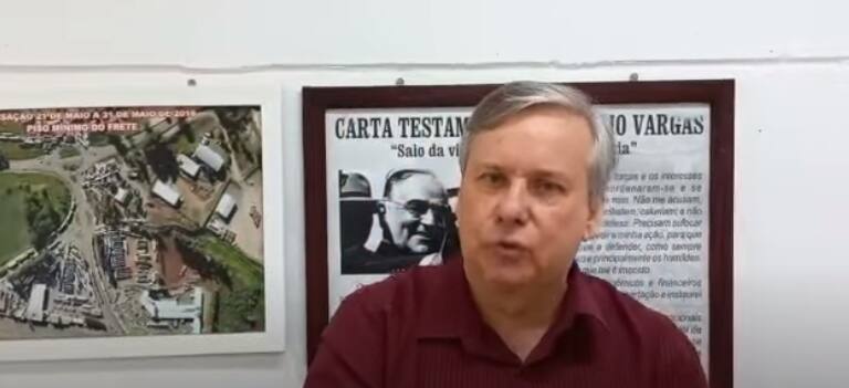 Carlos Alberto Litti Dahmer, diretor da Confederação Nacional dos Trabalhadores em Transportes e Logística (CNTTL)