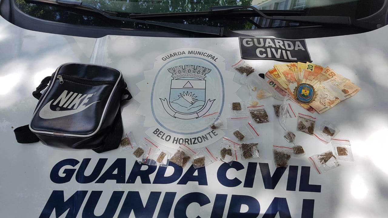 Havia drogas e dinheiro com a criança