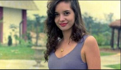A atriz Daniella Perez que foi assassinada em 1992