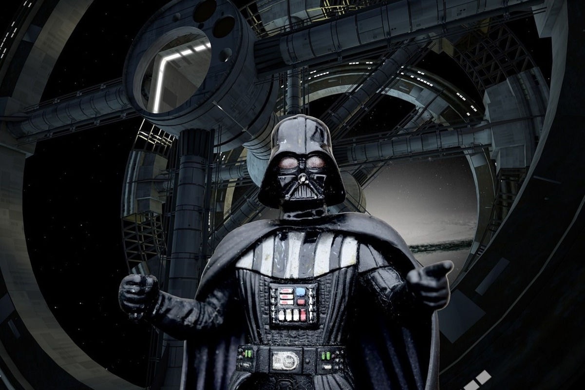 A data marca a estreia de Star Wars: Episódio IV – Uma Nova Esperança, lançado em 1977