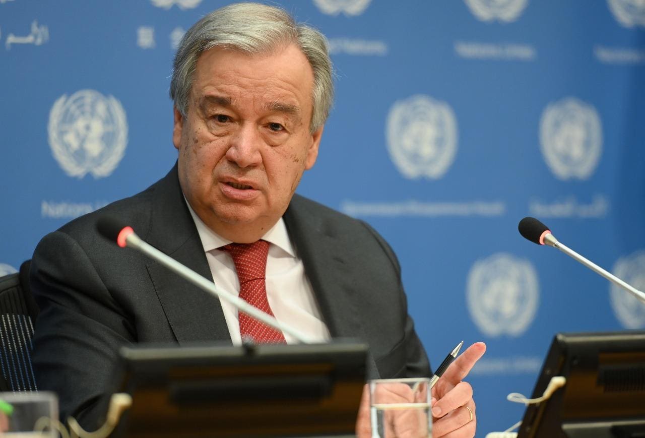 Antonio Guterres, secretário da ONU