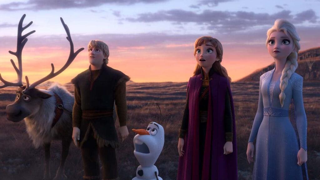 Cena do filme "Frozen"