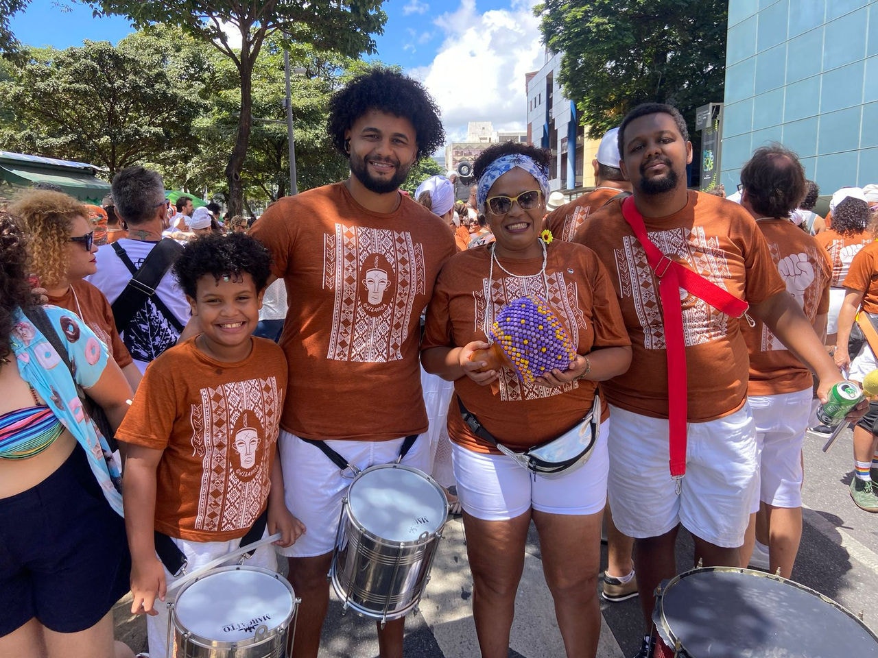 Bloco Afronta BH, que reúne blocos afro-periféricos da capital mineira