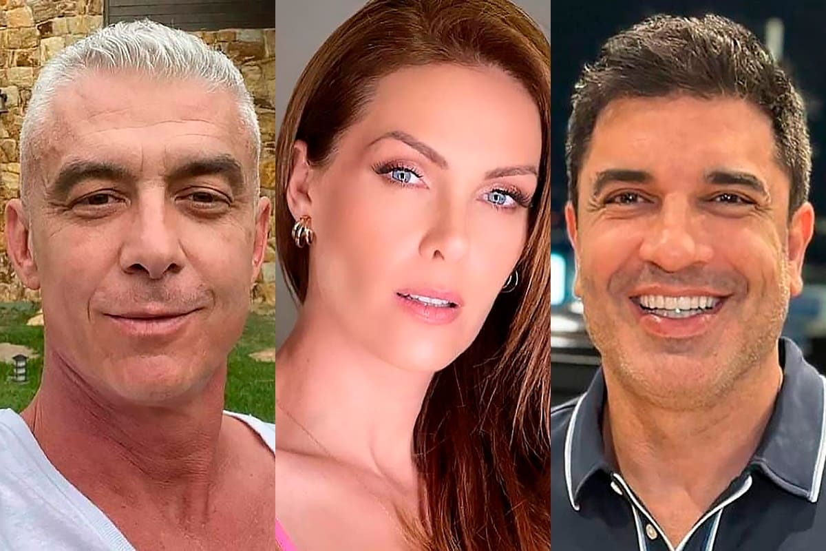 Alexandre Correa, Ana Hickmann e Edu Guedes