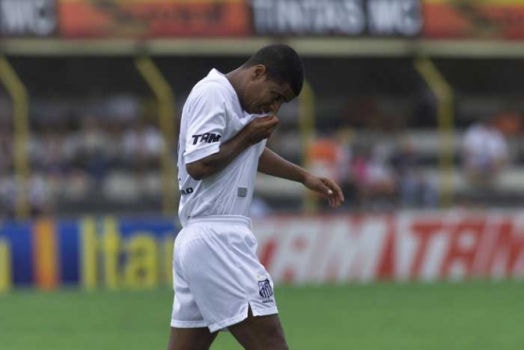 Marcelinho Carioca, em sua passagem pelo Santos