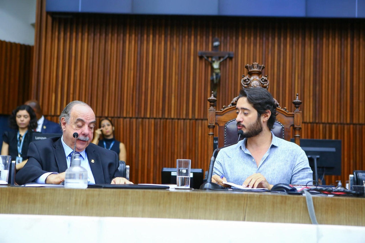 Gabriel Azevedo (sem partido) e Fuad Noman (PSD)
