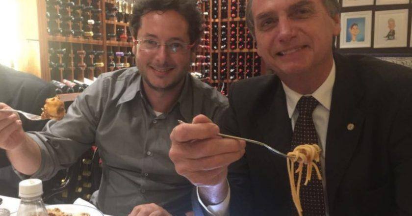 Fabio Wajngarten‏ e Jair Bolsonaro