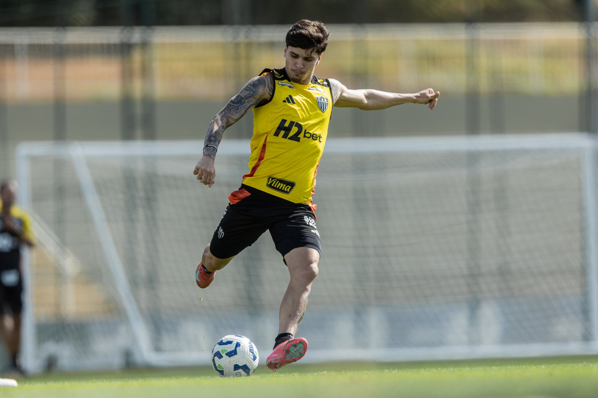 Isaac no treino do Atlético