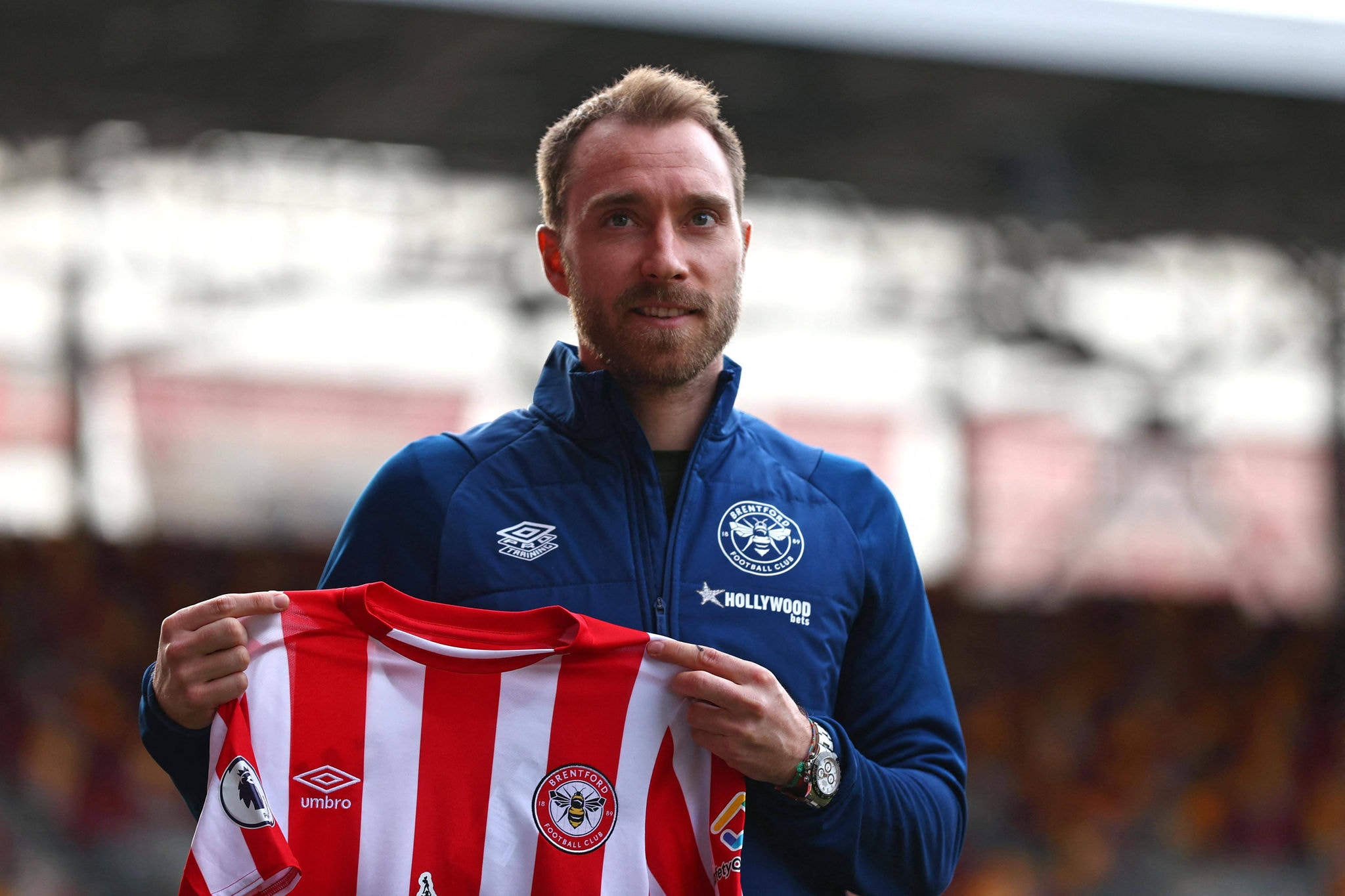 Christian Eriksen foi contratado há duas semanas e irá estrear pelo Brentford