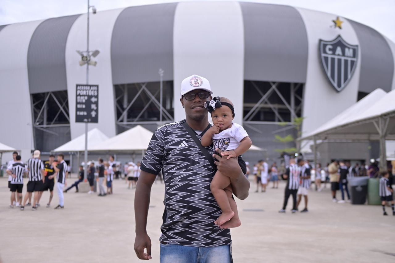 Torcida do Galo em Fan Fest para final com o Flamengo