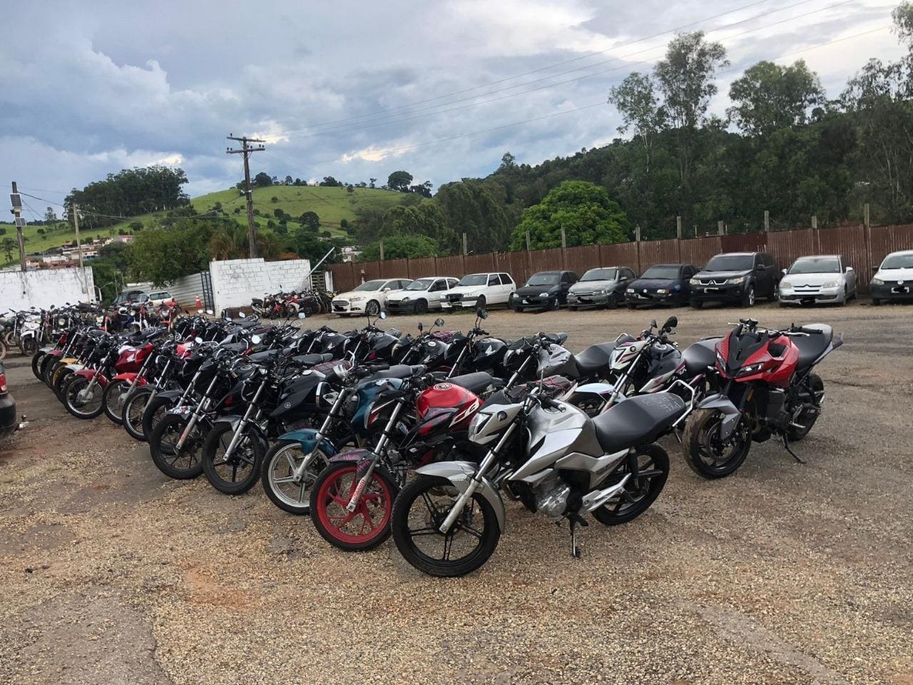 Motos foram apreendidas em Pouso Alegre