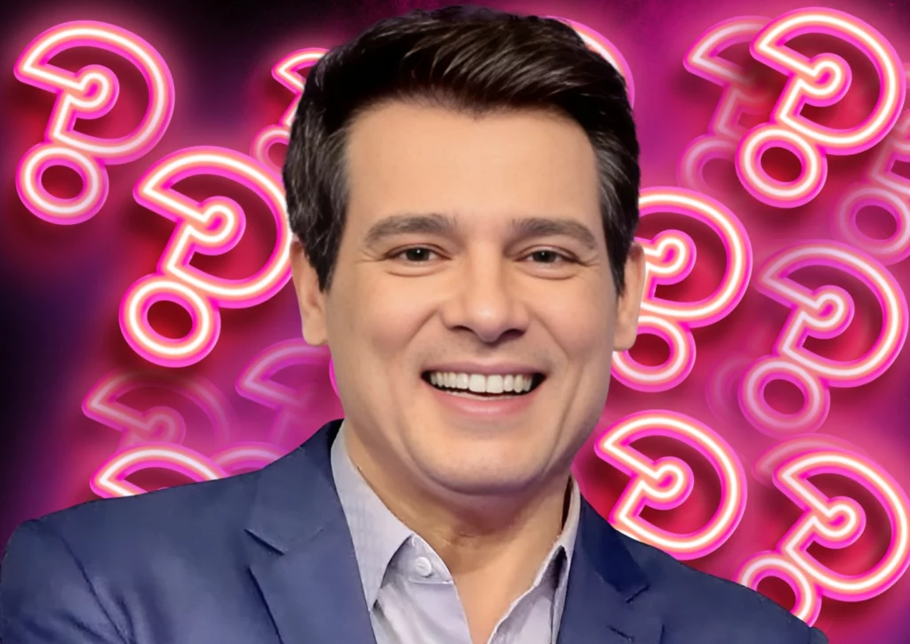 Celso Portiolli nos bastidores do SBT  - Divulgação/SBT