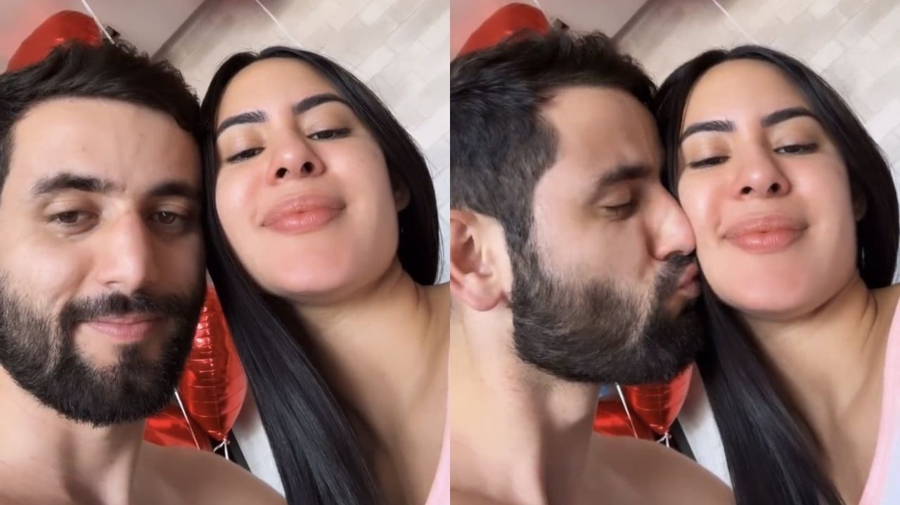 Matteus Amaral e Isabelle Nogueira celebraram o primeiro Dia dos Namorados juntos
