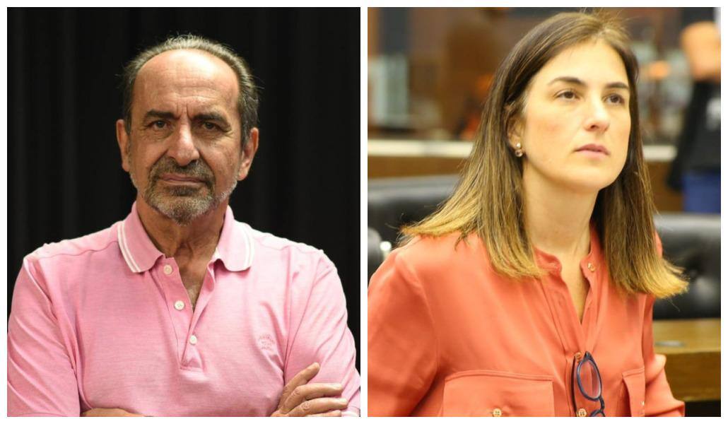 Alexandre Kalil e a vereadora Fernanda Pereira Altoé