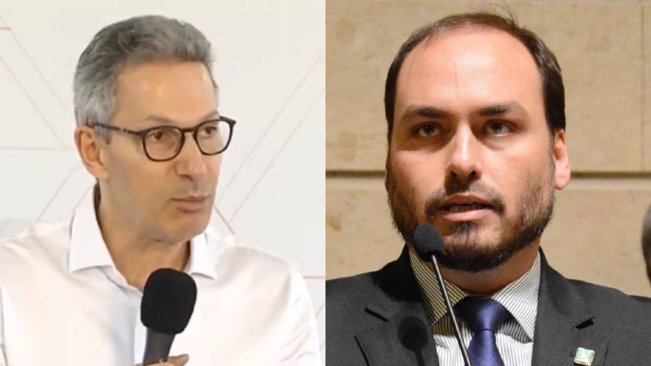 Zema e Carlos Bolsonaro