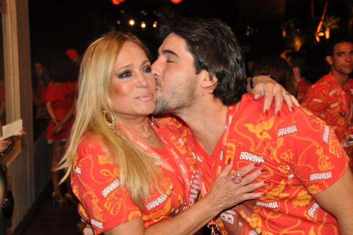 Susana Vieira e Sandro Pedroso na época em que namoravam