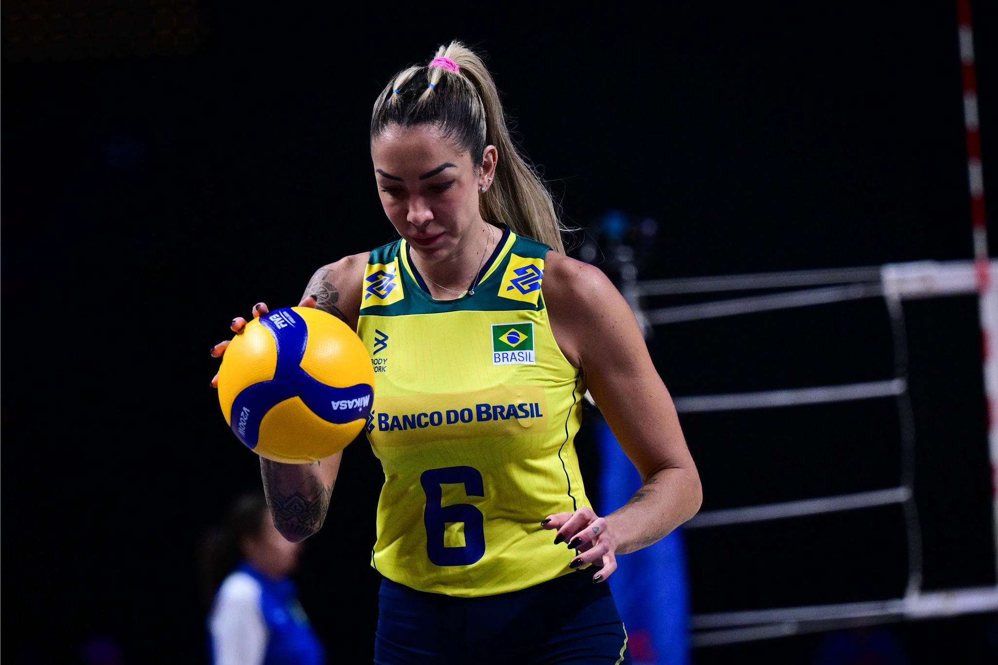 Thaisa, central do Gerdau Minas e da seleção feminina de vôlei